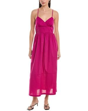 Alpha Studio Midi Dress - Pink