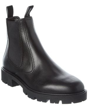 Celine Margaret Leather Chelsea Boot - Black