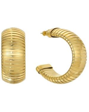 Eye Candy LA Titanium Vivana Loop Earrings - Metallic