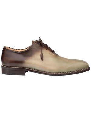 Mezlan Barbaro Two-Tone Leather Oxford - Brown
