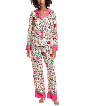 Kate Spade 2Pc Top & Pant Pyjama Set - Red