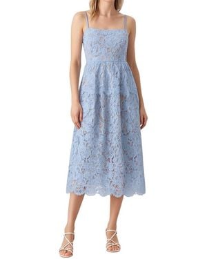 Kayla Paris Midi Dress - Blue