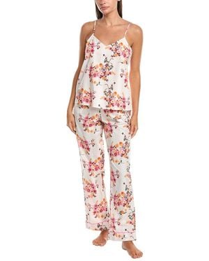Bedhead Pyjamas 2Pc Pyjama Pant Set - White