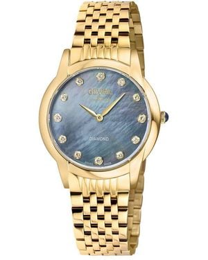 Gevril Airolo Diamond Watch - Metallic
