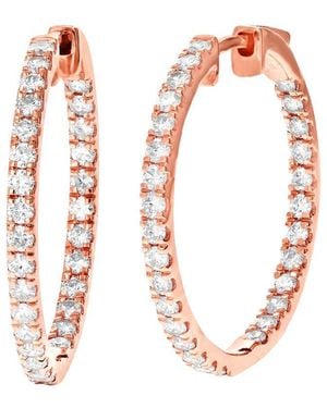 Amairah 1.00 Ct. Tw. Lab-Grown Diamond Hoops - White