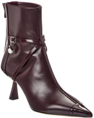 Jimmy Choo Aren Ab 65 Leather Bootie - Brown