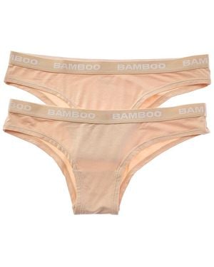 BAM Set Of 2 Cheeky Brief - Natural