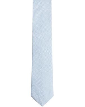 Reiss Ceremony Silk-Blend Tie - Blue