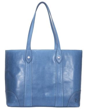 Frye Melissa Leather Shopper - Blue