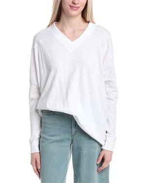 LaBiz Jersey Long Sleeve Top - White