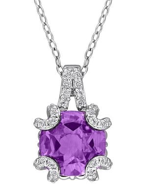 Rina Limor 4.06 Ct. Tw. Gemstone Pendant - Purple
