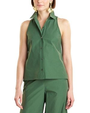 Natori Techno Poplin Shirt - Green