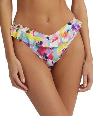 Hanky Panky Swim Ruffle Bikini Bottom - Blue