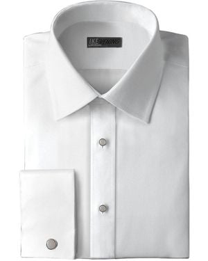 Ike Behar Evening 80's Dress Shirt - Gray