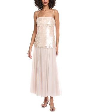 Jonathan Simkhai Maxine Bustier Midi Dress - Pink