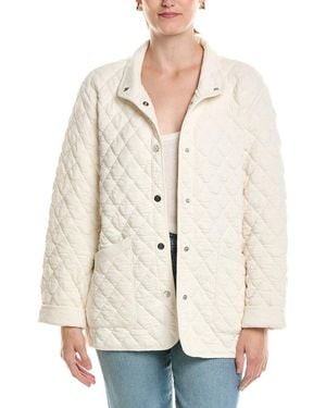 Tommy Bahama Quilted Jacquard Barn Coat - Natural