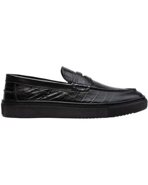 Gernie 22's Leather Penny Loafer - Black