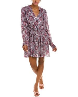 Rag & Bone Carly Mini Dress - Purple