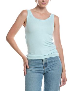 Splendid Twist Neck Tank Top - Blue