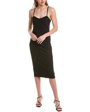 Socialite Sweetheart Sheath Dress - Black