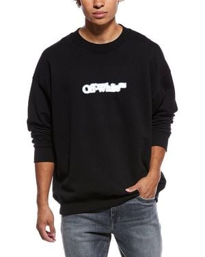 Off-White c/o Virgil Abloh Graphic Crewneck Sweatshirt - Black