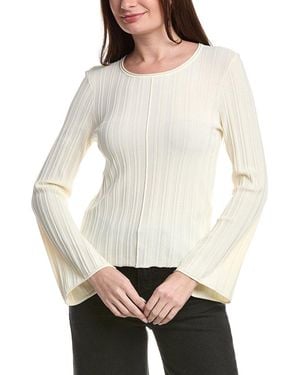 1.STATE Ribbed Top - White