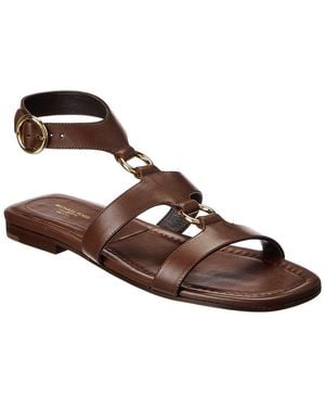 Michael Kors Dusty Leather Sandal - Brown