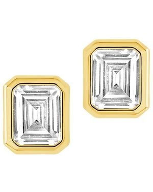 Sterling Forever 14K Cz Camille Earrings - Metallic