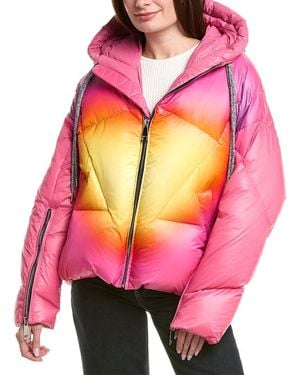 Khrisjoy Khris Iconic Heart Puffer Jacket - Pink