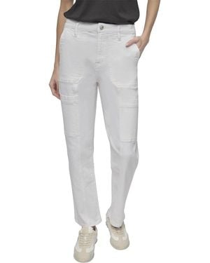 DKNY High Rise Straight Jean - Grey
