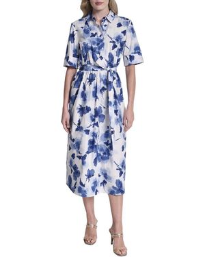 DKNY Shirt Dress - Blue