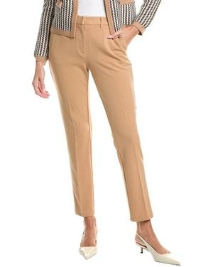 Tahari Slim Leg Ankle Pant - Natural