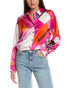 KARL LAGERFELD Oversized Shirt - Red