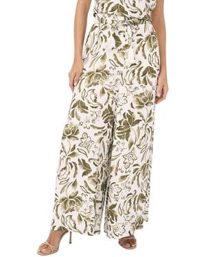 Vince Camuto Elastic Waist Pant - White