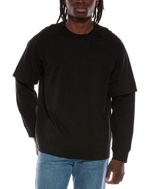 Helmut Lang Double Layer Waffle T-Shirt - Black