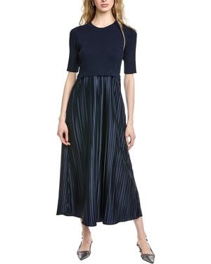 Nanette Lepore Twofer Maxi Dress - Blue