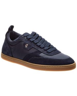 Christian Louboutin Tutti Rui Nylon & Suede Sneaker - Blue