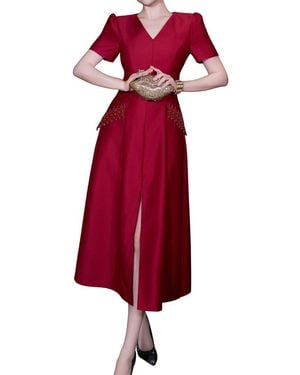 BRC By BURRYCO Midi Dress - Red