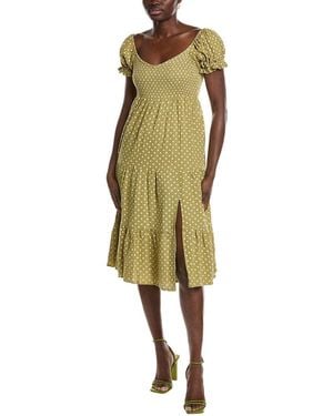 O.P.T O.P.T Lanna Midi Dress - Green