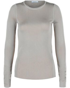 Ferragamo Long Sleeve Top - Grey