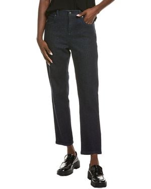 Eileen Fisher Hi Waisted Slim Ankle Pant - Black