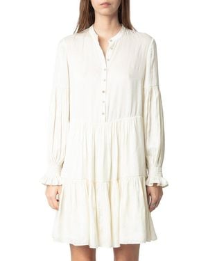 Zadig & Voltaire Randy Satin Dress - White