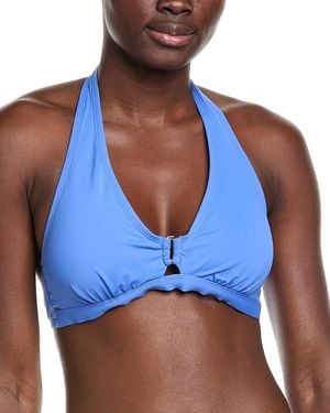 Tommy Bahama Novelty Pearl Halter Bikini Top - Blue