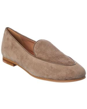 Aquazzura Guanto Leather Slipper - Brown