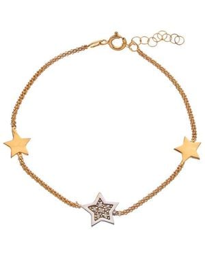 Meshmerise 18K Over 0.06 Ct. Tw. Diamond Bracelet - Metallic