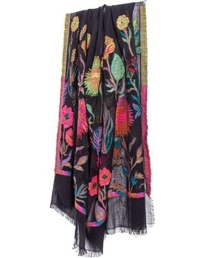 Saachi Psychedelic Scarf - Red