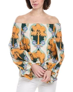 Le Superbe Palm Insignia Top - Grey