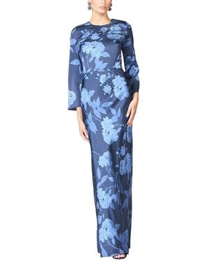 Sachin & Babi Embellished Alex Gown - Blue