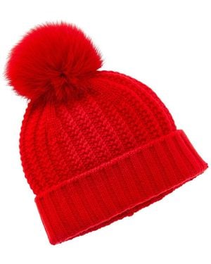 Sofiacashmere Sofiacashmere Textured Cable Cashmere Hat