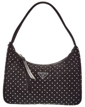 Prada Re-Edition Re-Nylon Hobo Bag - Black